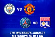 Manchester derby and top Ligue 1 clash: bet on hottest weekend matches!